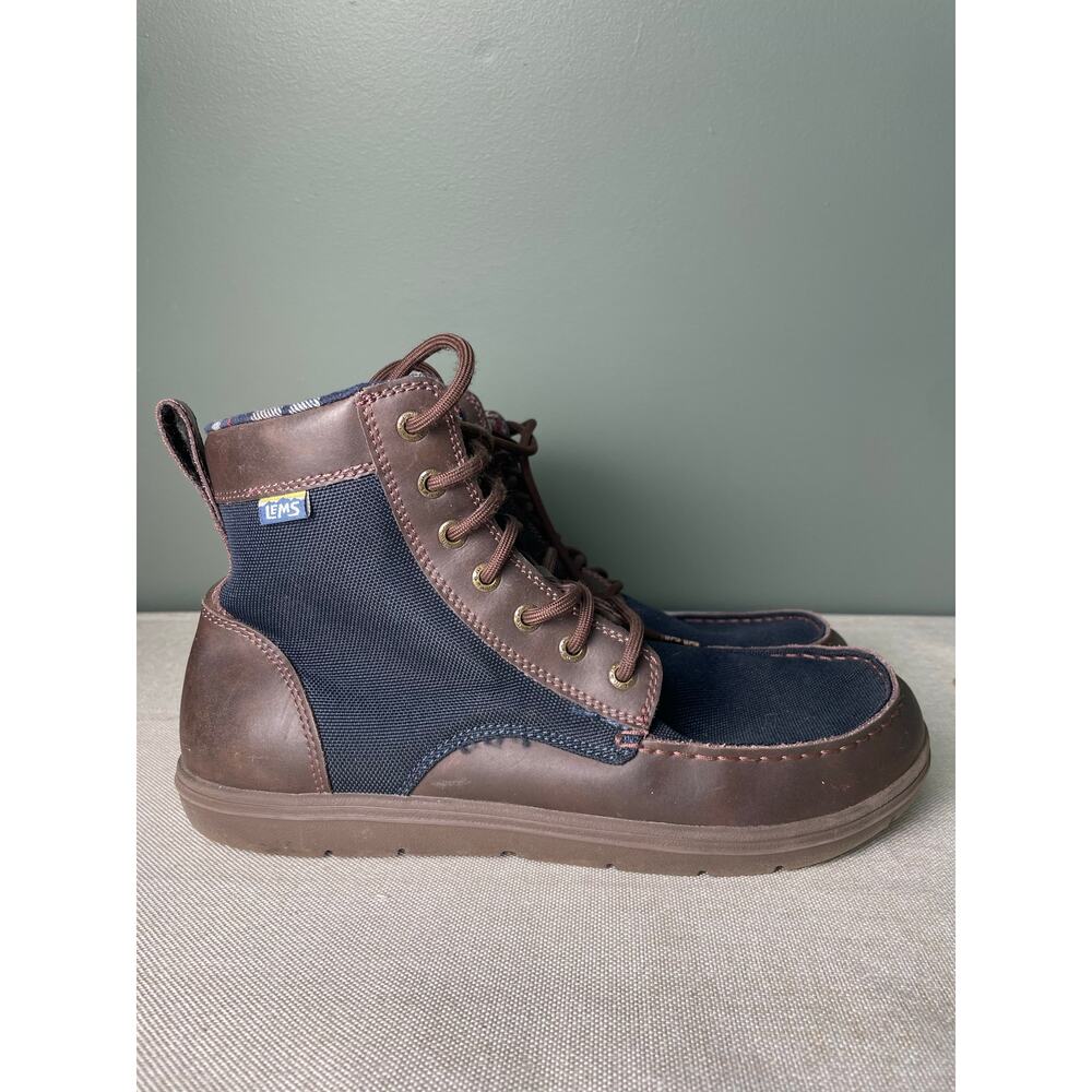 Lems Boulder Nylon Navy Boot. Sz 11.5